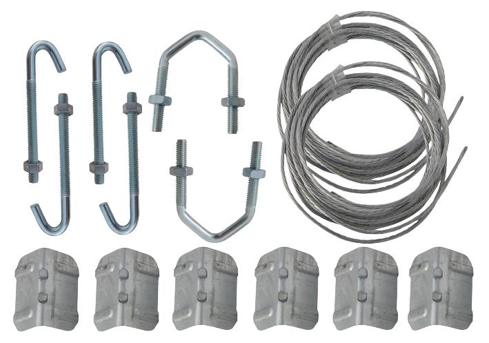 Pro Signal Ae4075 Lashing Kit Double Mast Upto 2In