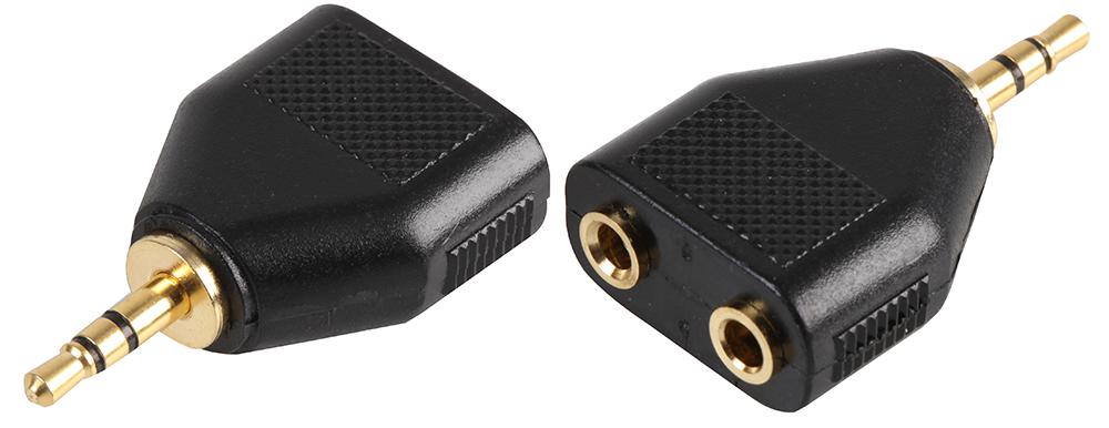 Pro Signal Psg02565 Adaptor, 2X Skt To 3.5Mm Plug, St