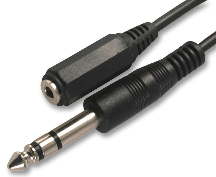 Pro Signal Psg03259 3.5Mm St Skt To 6.35Mm St Plug, 0.5M