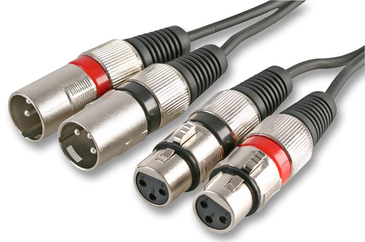 Pulse Pls00205 Lead, 2X Xlr Plugs To Skts, 3M