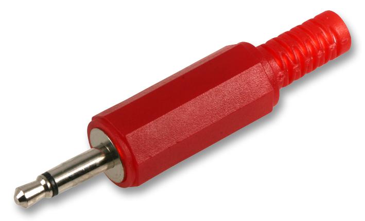 Pro Signal Psg08319 3.5Mm Jack Plug, Mono, Red, Pk2