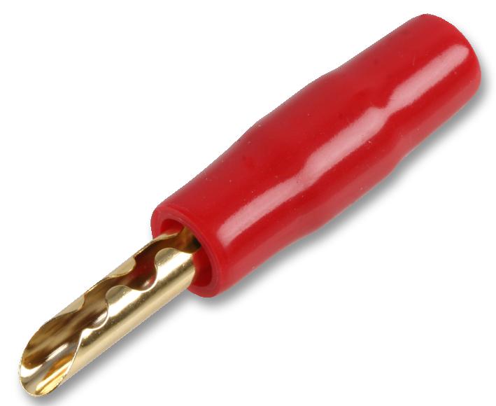 Pro Signal Psg03597 Banana Plug And Jack, Gold Plated, Red