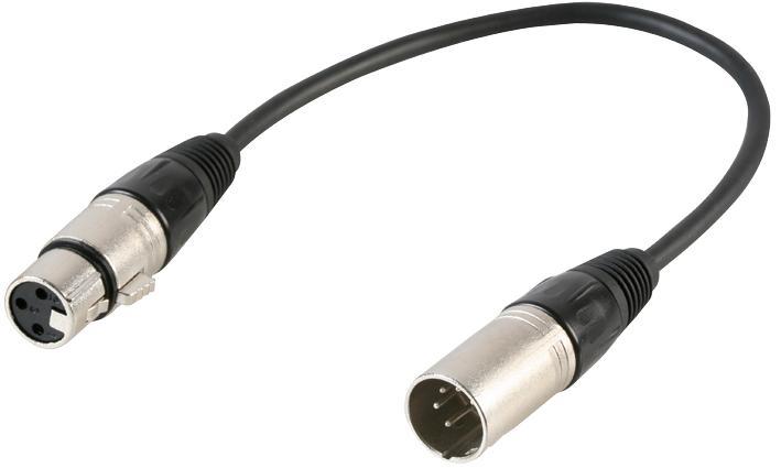 Pulse Pls00348 Dmx Adaptor Lead, 5P P To 3P Skt