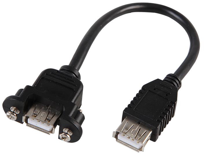 Pro Signal Psg03800 Adaptor Lead, Usb A To A, Sockets, 135Mm