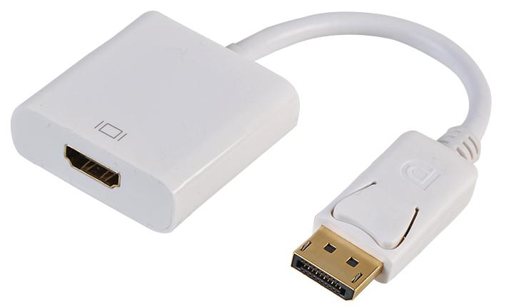 Pro Signal Psg04060 Lead Dp Male To Hdmi Female Adapter 0.2M