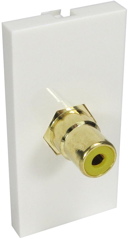 Pro Signal Av-Mod1Rcayl 1X Rca Yellow Euromod Coupler