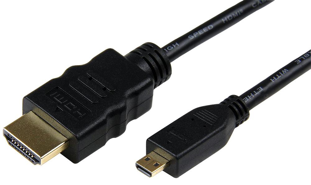 Startech Hdadmm1M Cable Assy, Hdmi-Hdmi Micro Plug, 1M