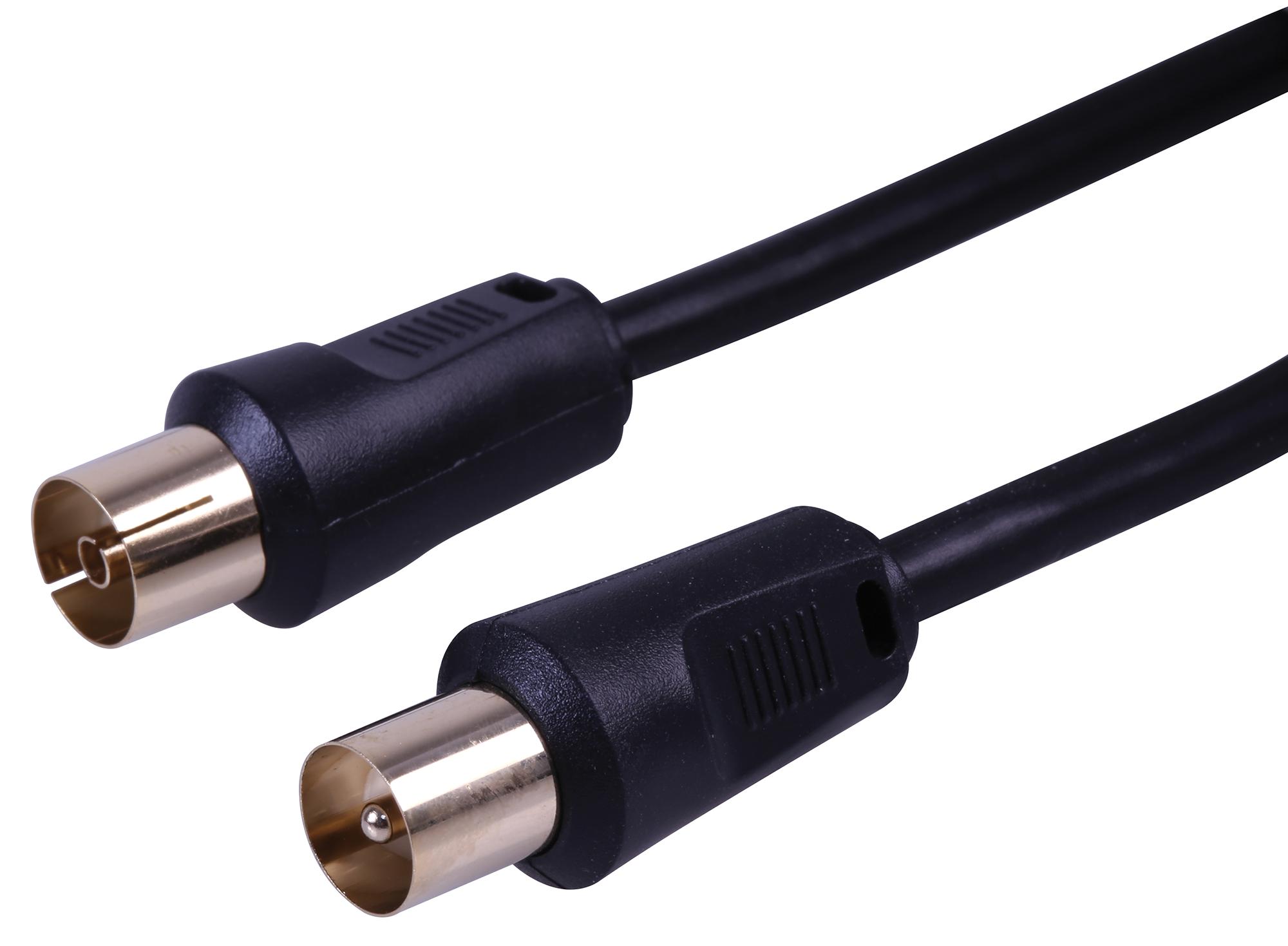 Pro Signal Psg08806 Coax Plug To Plug Gold Plated 0.5M