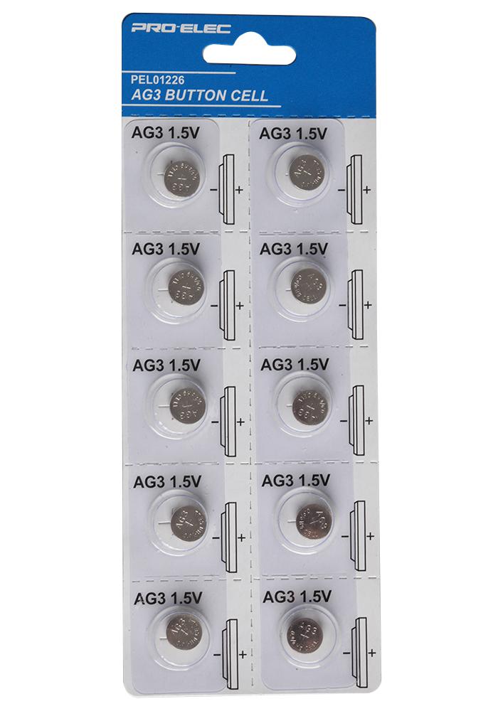 Multicomp Pro Mp-Pel01226 Batt, Alkaline, 1.5V, Ag3/lr41, 0.041Ah