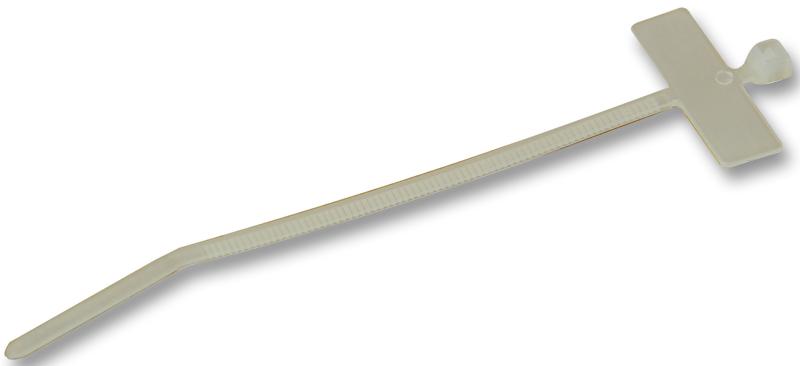 Partex Mar100F Marker Cable Ties Nat. 100X2.5, Pk100