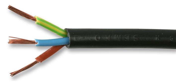 Pro Elec Pel01046 Cable Flexible 2183Y 0.50Mm Black 25M