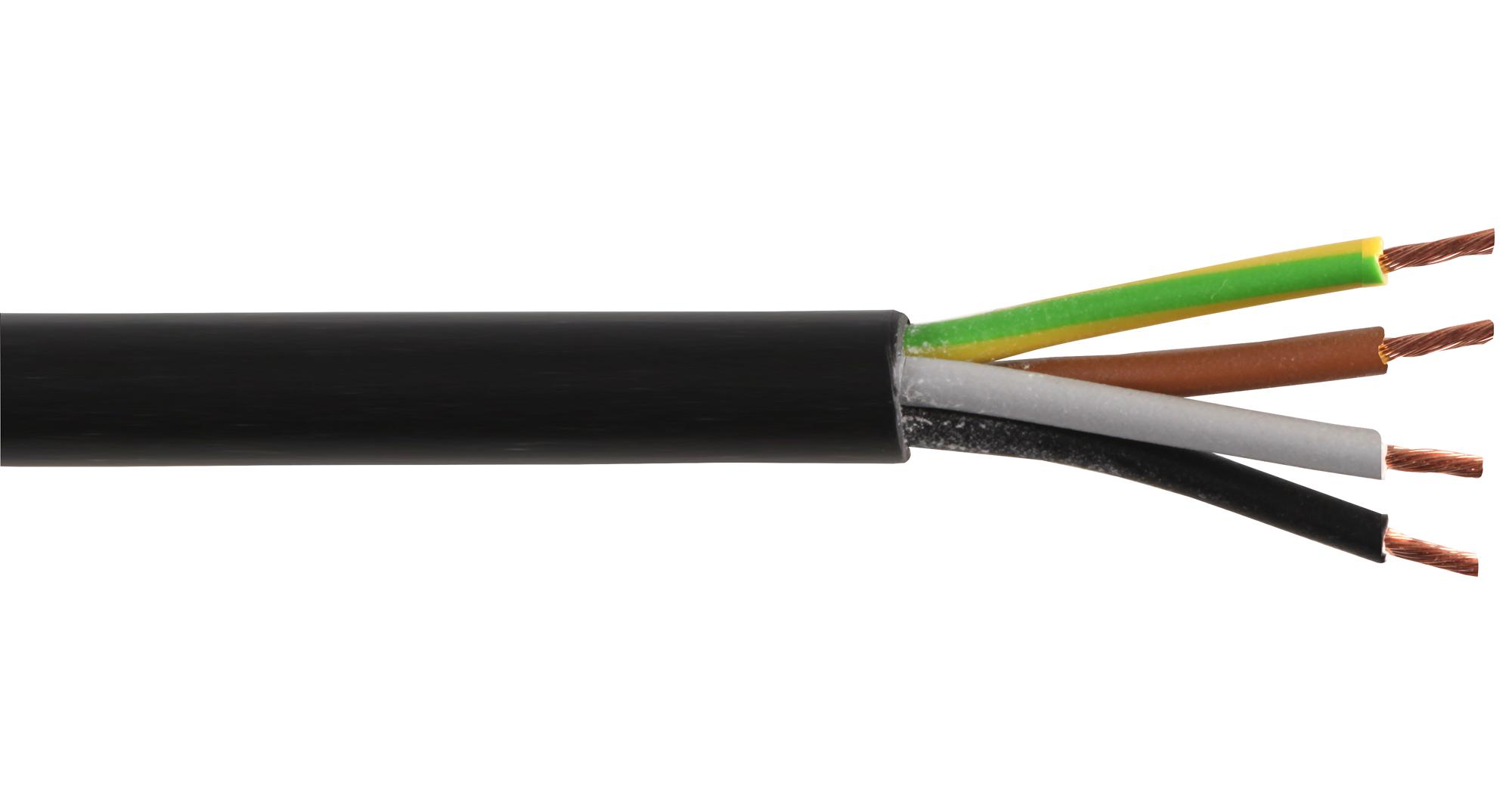 Pro Elec Pelb0798 Cable Flexible 3184Y 2.50Mm Black 50M