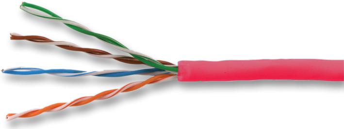 Pro Power Cat6Lsred305M Cable Cat 6 Lsoh Red 305M