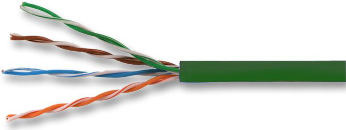 Pro Power Cat6Lsgrn305M Cable Cat 6 Lsoh Green 305M