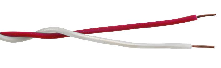 Pro Power Cw1109R/w100M Jumper Wire  Cw1109 2 Wire Red-Wht 100M