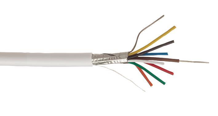 Webro 355108Lsf-Wht-100 Alarm Cable 8C Screened  Lsf Wht 100M