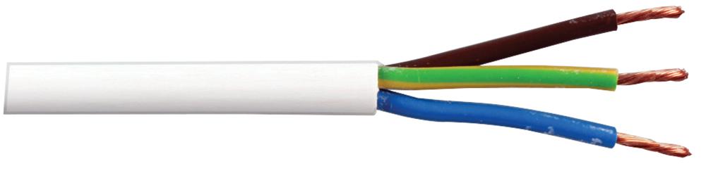 Pro Elec Pelb0765 Cable 3183Tq 1.50Mm White 5M