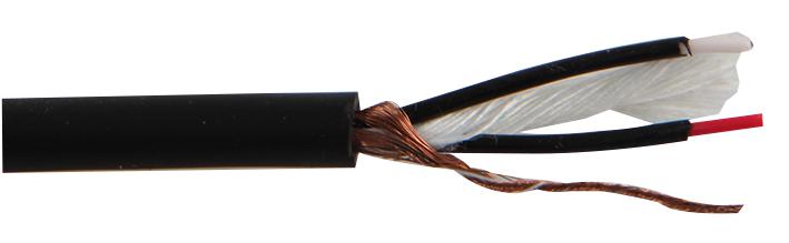 Pro Power Bmic029Blk Mic Cable Balanced 24Awg Blk 100M