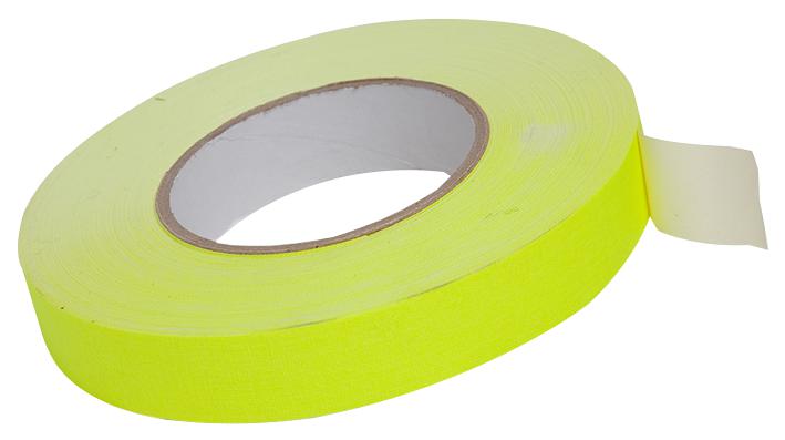 Pro Power 3170 Gaffa Fluyell Tape Gaffa 25Mm X 25M Fluorescent Yellow