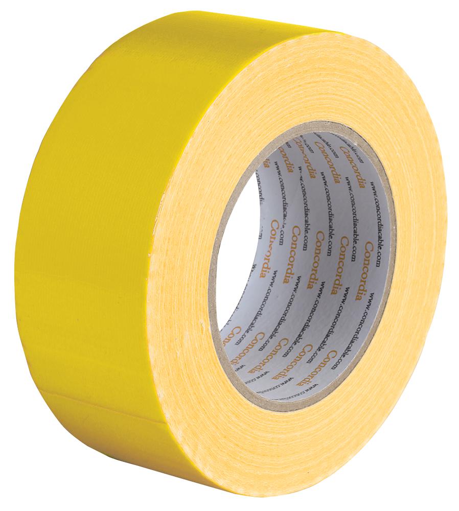 Pro Power Agt50X50Yel Waterproof Cloth Gaffer Tape Yellow 50Mm