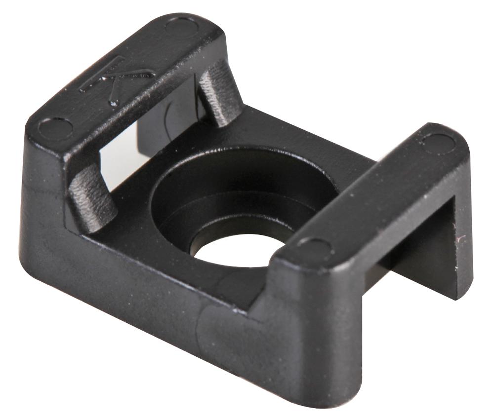 Concordia Technologies Actsm9B 100 Cable Tie Saddle Mount 9Mm Blk 100/pk