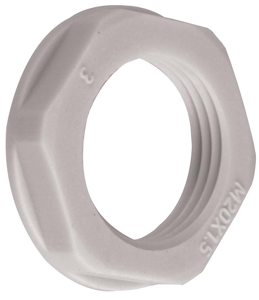 Concordia Technologies Aplnm20Wht Locknut M20 White 10 / Pack