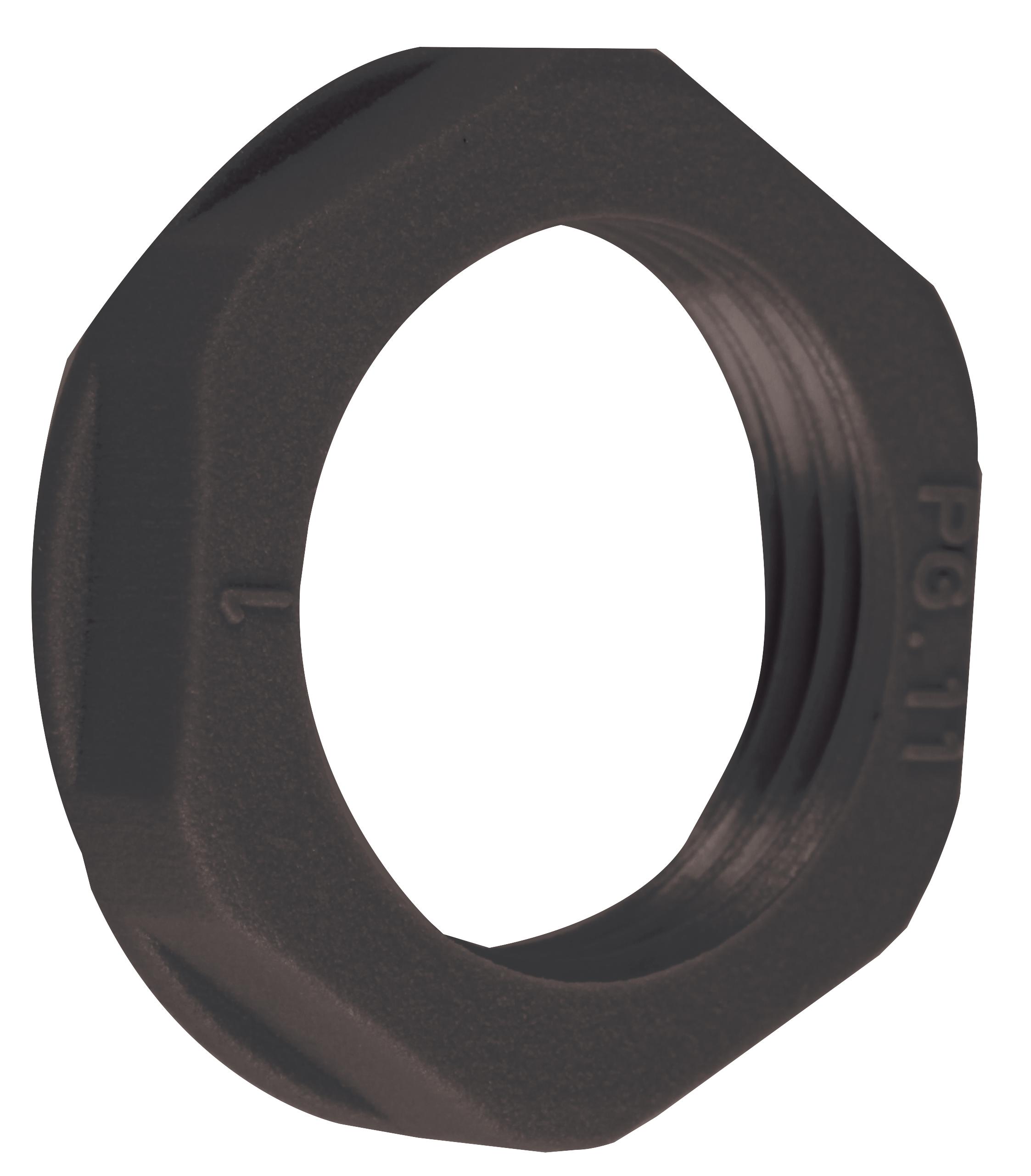 Concordia Technologies Aplnpg11Blk Locknut Pg11 Black 10/pack