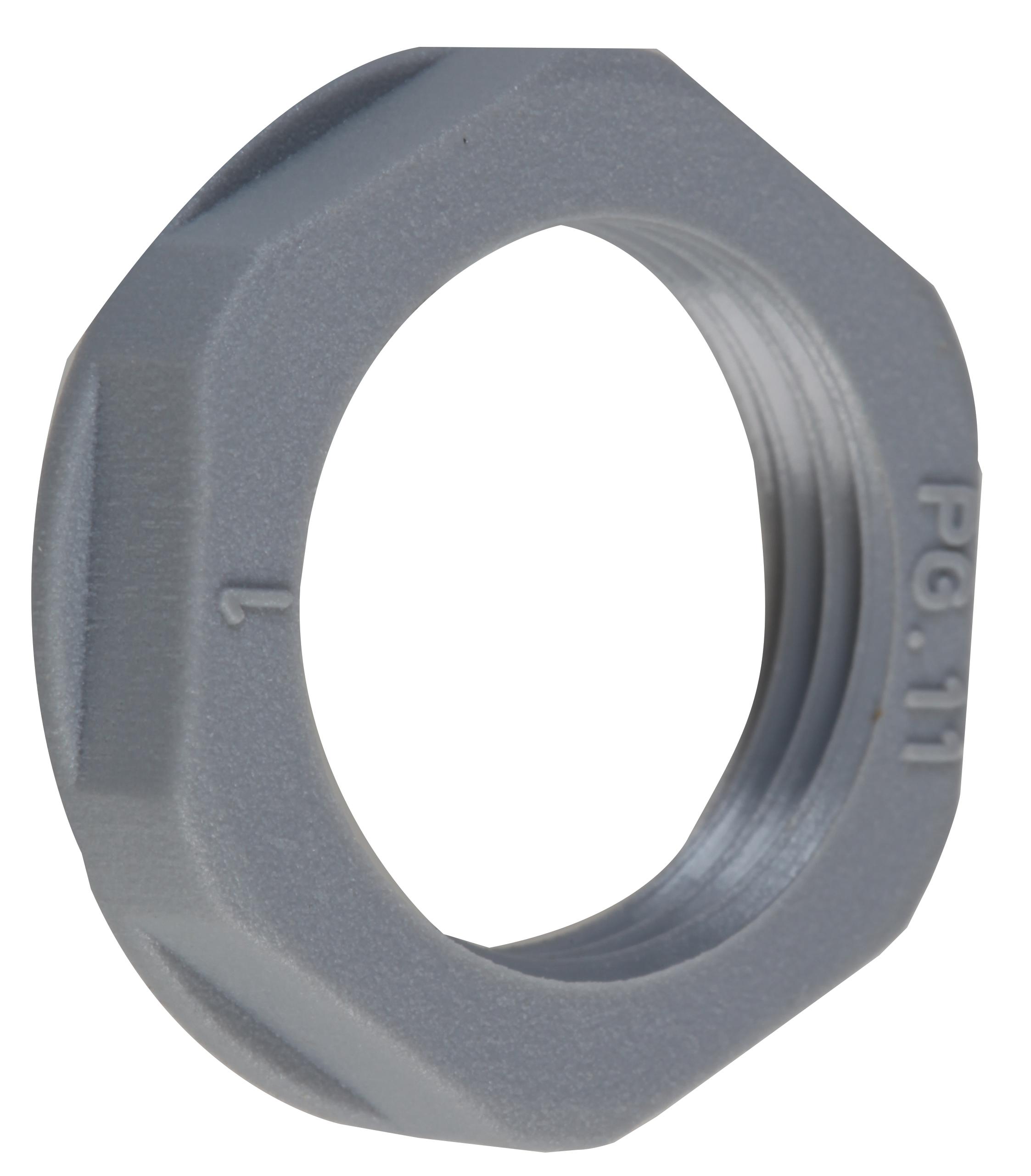 Concordia Technologies Aplnpg7Gry Locknut Pg7 Grey 10/pack