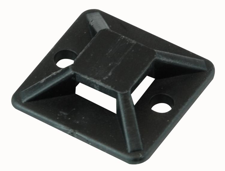 Pro Power Pp01004 Cable Tie Base 19 X 19 X 4Mm Blk 100-Pk