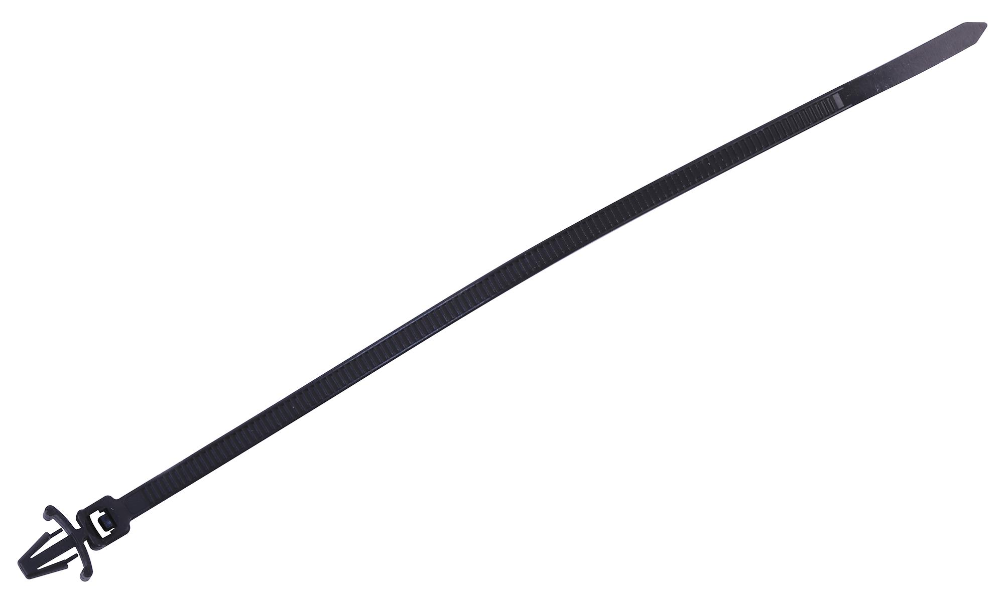 Concordia Technologies Apmct167X4.8Blk Cable Tie Push Mnt 167 X 4.8 Blk 100/pk