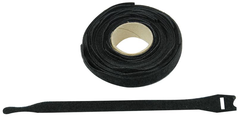 Velcro 3/4 X 8 Black Hook & Loop Fastener, 3/4 X 8, Black