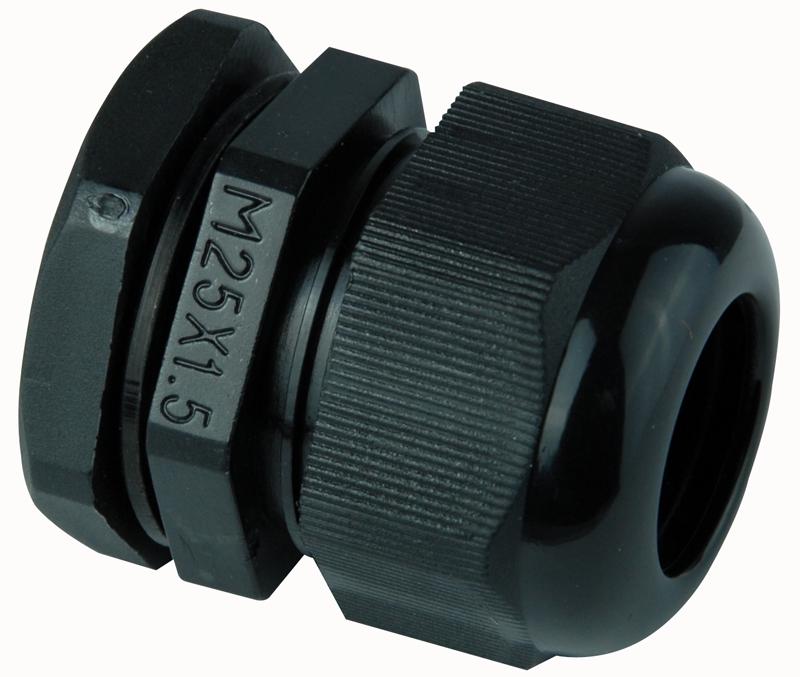 Pro Power Mg-25 Black M25 Cable Gland Black