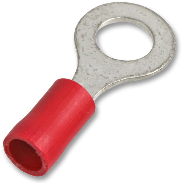 Pro Power St1-3.7 Ring Terminal Red 3.7Mm 25A 100/pk