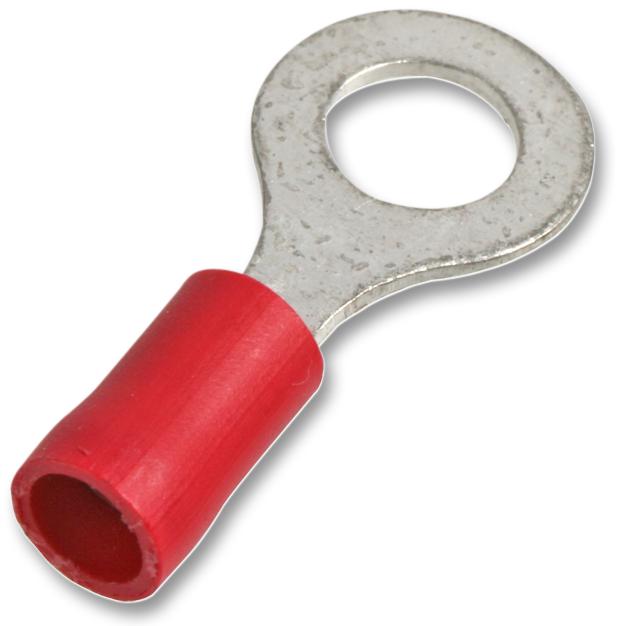 Pro Power St1-6.0 10Pk Ring Terminal Red M6 25A 10/pk