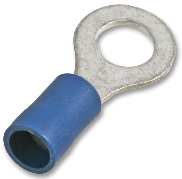 Pro Power St2-4.0 10Pk Ring Terminal Blue M4 30A 10/pk