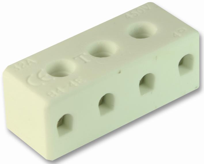 Camdenboss Chtb4/4N Ceramic Block 4 Pole 32A