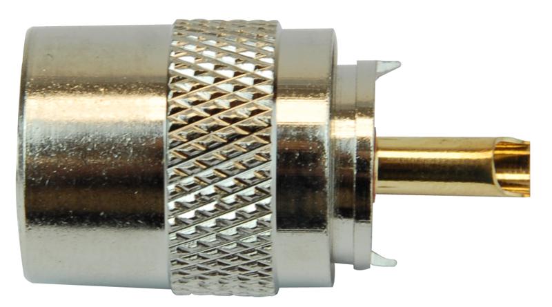 Pro Signal Rw4-002 Uhf Connector Male Brass Rg59U