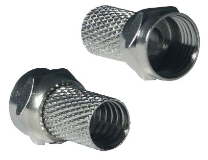 Vision V17-001B Plug, F, Twist On, Rg6/100