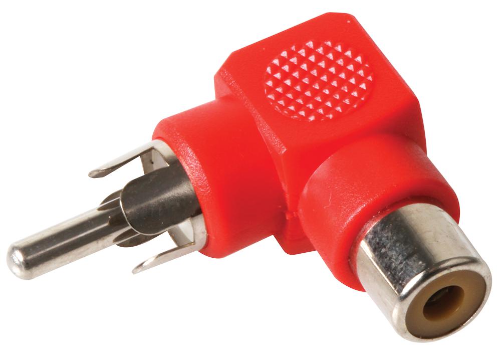 Pro Signal Psg08555 Phono Adaptor, 90Deg, Red