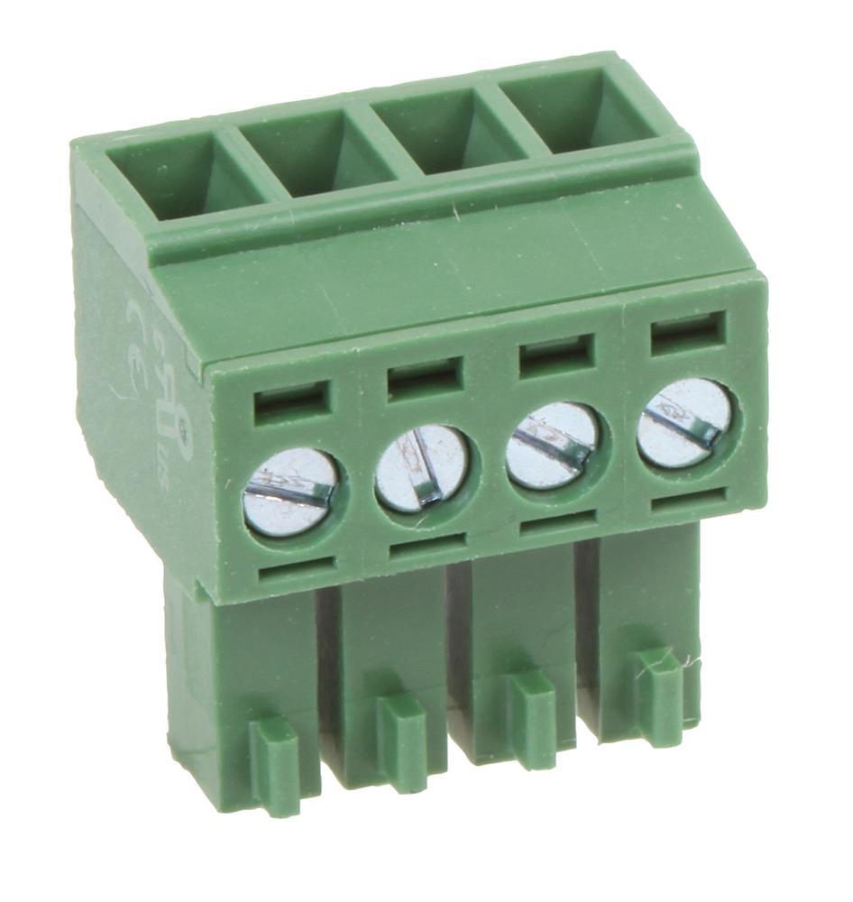 Multicomp Pro Mc000058 Terminal Block, Pluggable, 4Pos, 16Awg