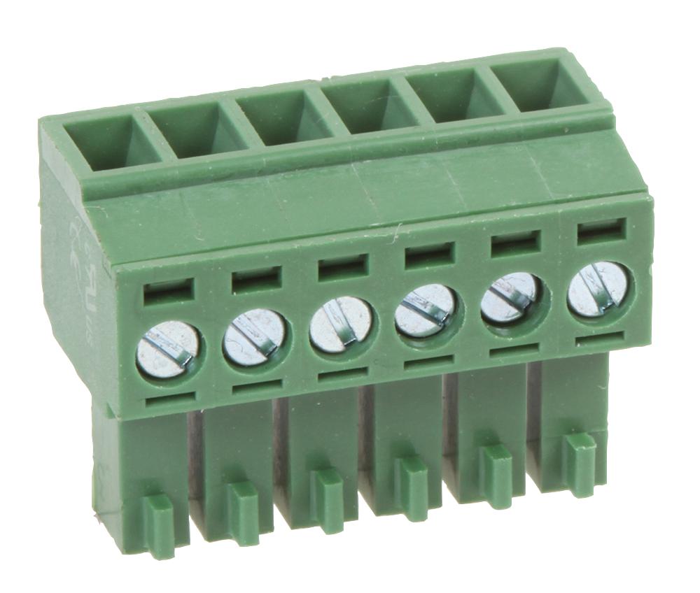 Multicomp Pro Mc000060 Terminal Block, Pluggable, 6Pos, 16Awg