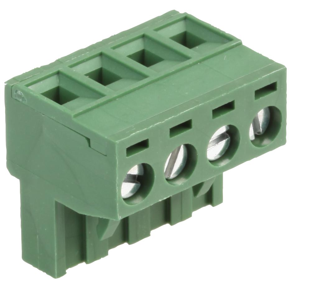 Multicomp Pro Mc000178 Terminal Block, Pluggable, 4Pos, 12Awg