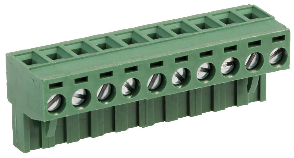 Multicomp Pro Mc000182 Terminal Block, Pluggable, 10Pos, 12Awg