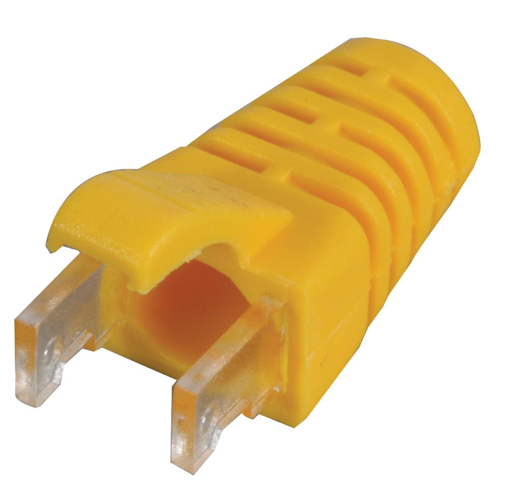 Speedy Rj45 Ps6Yw#100 Strain Relief Boot, Pvc, Rj45 Connector