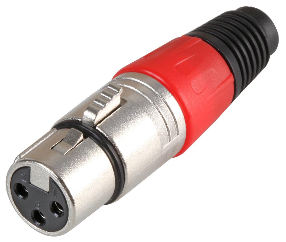 Pro Signal Psg08719 Xlr Socket 3 Pin Red