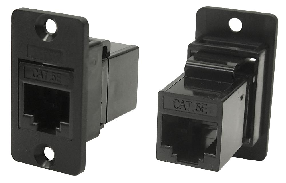 Cliff Electronic Components Cp30620 Modular Adapter, 8P Rj45 Jack-Rj45 Jack