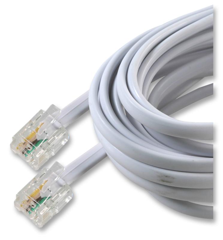 Pro Signal Bt-115 Telephone Cable, Rj11 Plug-Plug, 15M