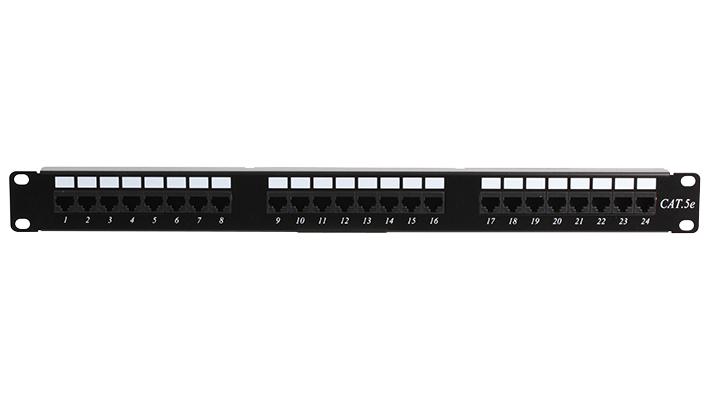 Pro Signal 8224 Patch Panel, 24Port, Cat5E, 1U