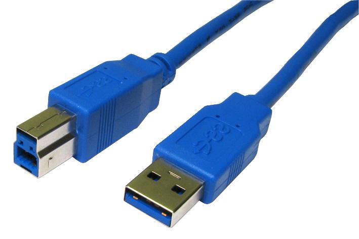 Pro Signal Usb3-802Bl Lead, Usb3.0 A Male-B Male 2M Blue