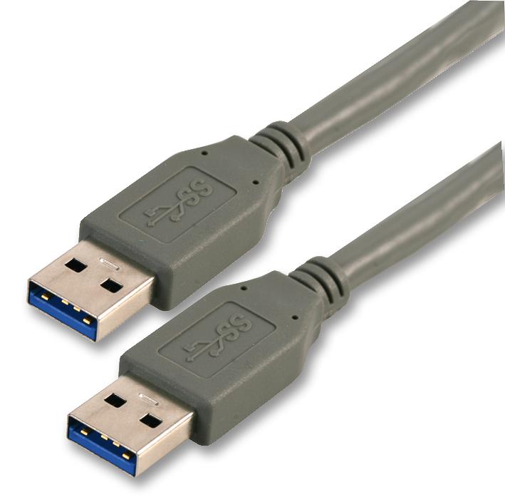 Pro Signal Cac250029 Lead, Usb3.0 A Male-A Male 3M Grey